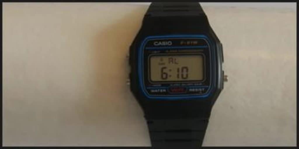 how to turn off the Casio watch alarm 3