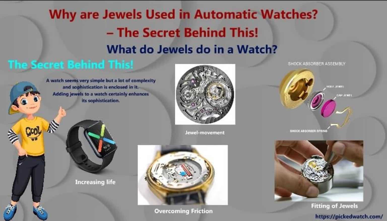 Why are Jewels Used in Automatic Watches The Secret Behind This!