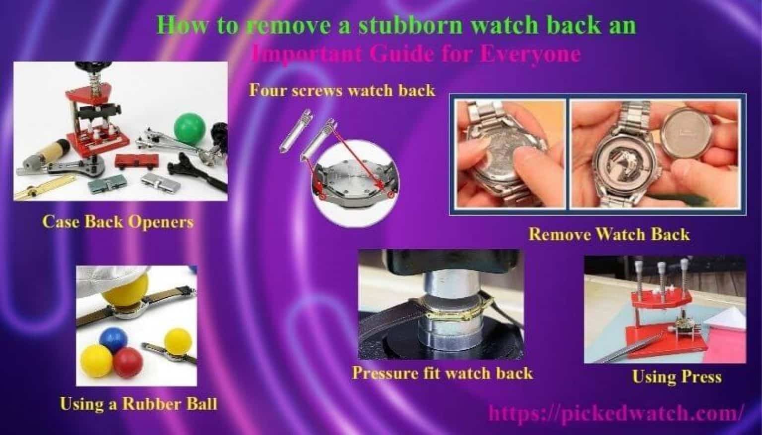 How to remove a stubborn watch back Important Guide for Everyone
