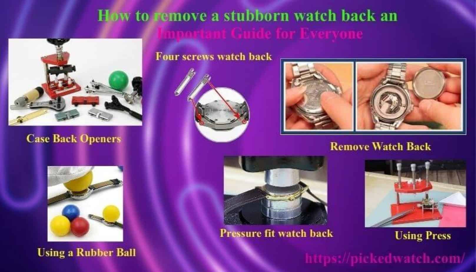 remove watch back