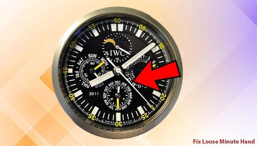 How to Fix Loose Minute Hand on Watch
