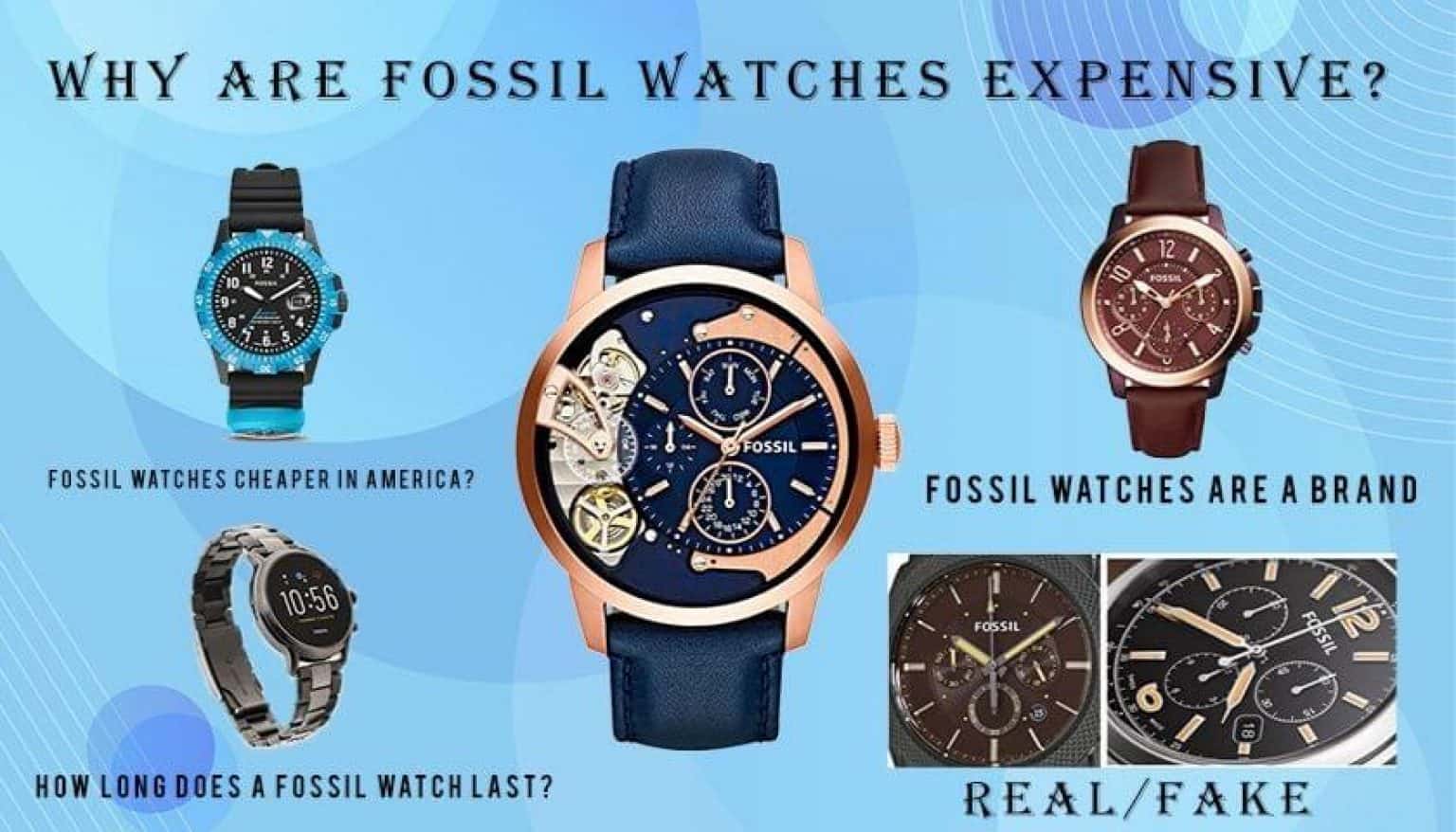 Why Are Fossil Watches Expensive The Most Simple Guide