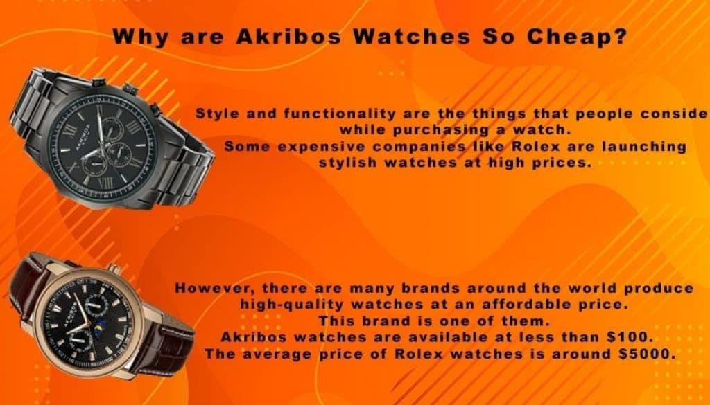 Why are Akribos Watches So Cheap