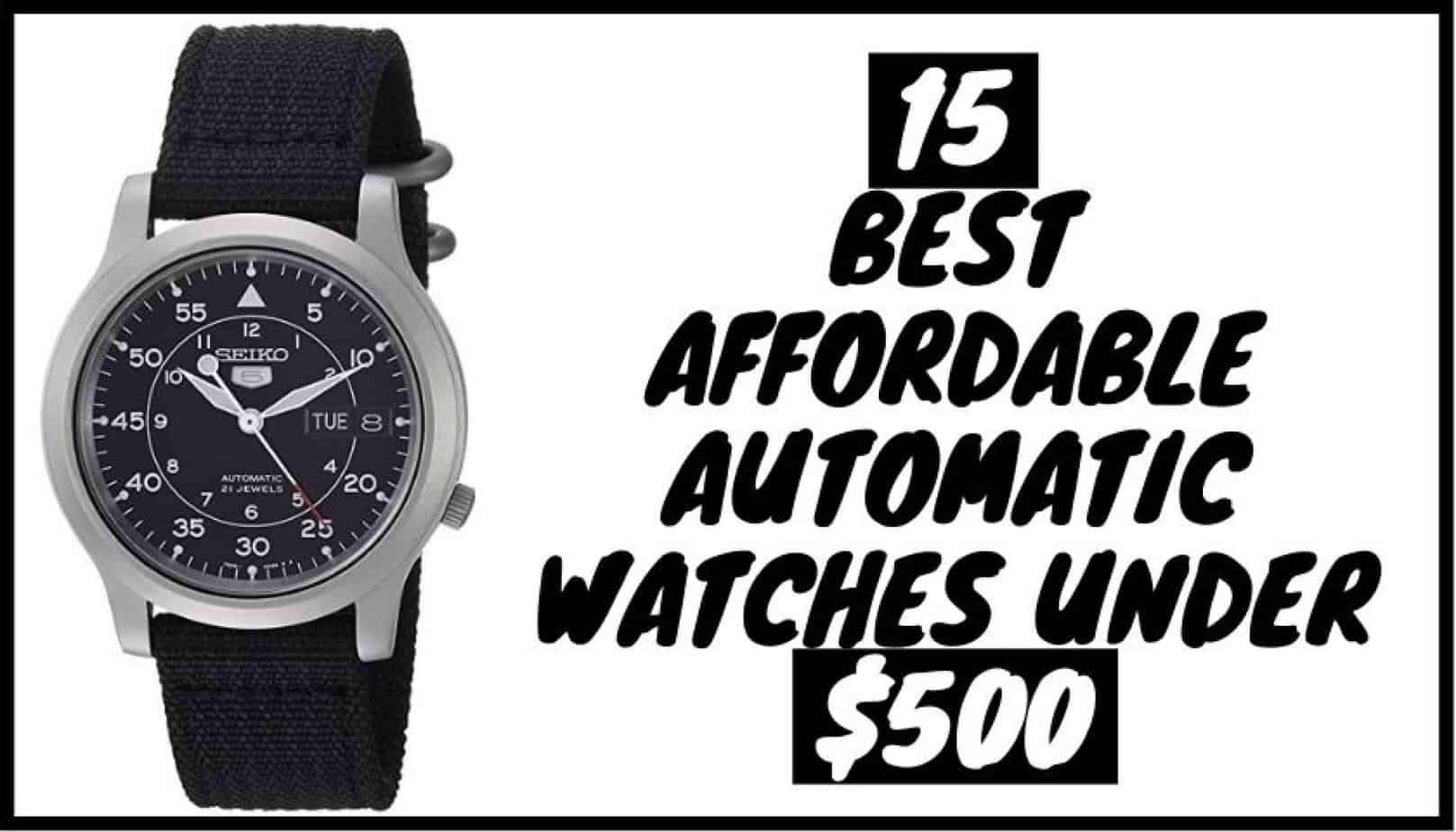 automatic watches under 500