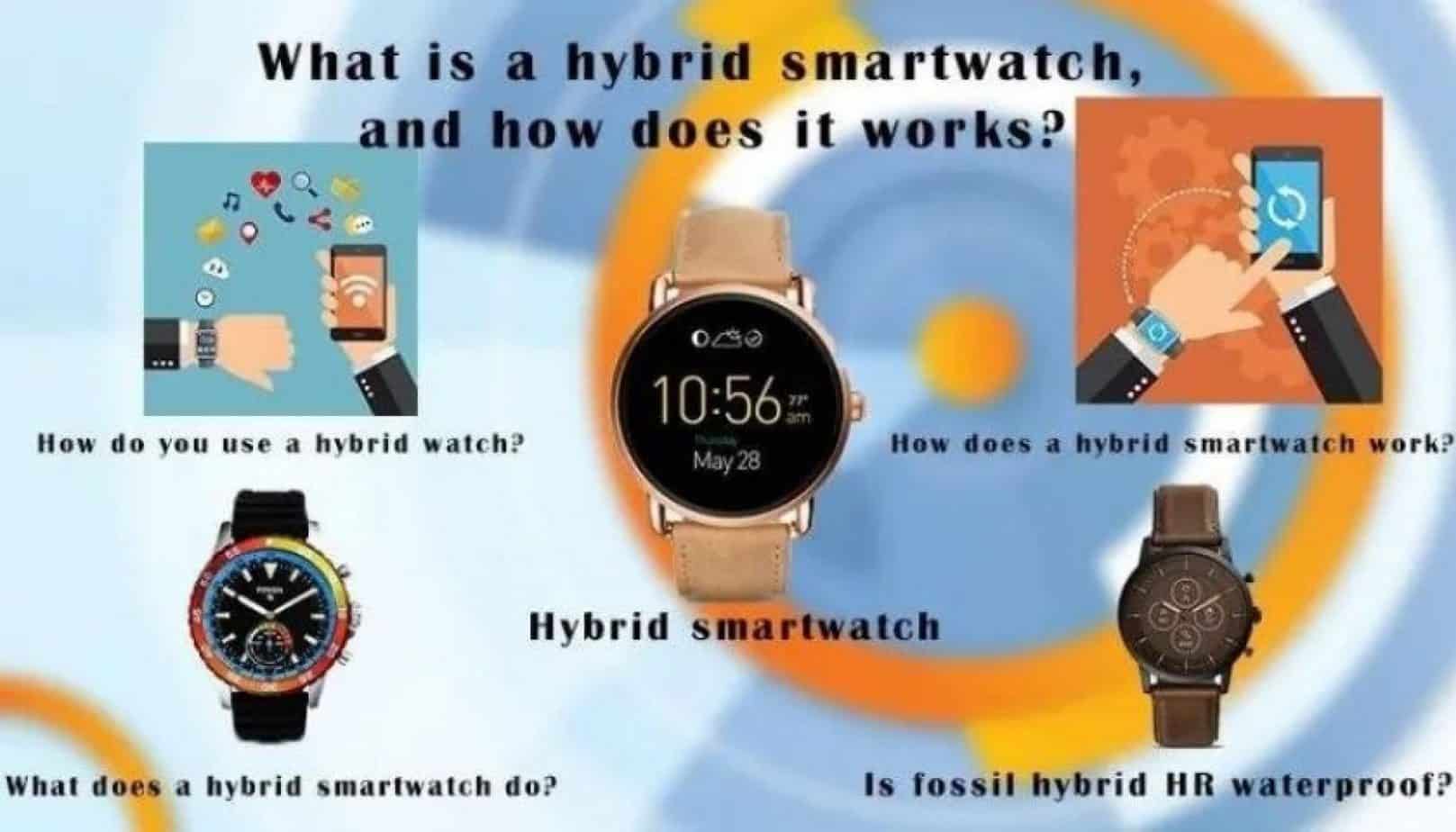 difference between hybrid and smartwatch