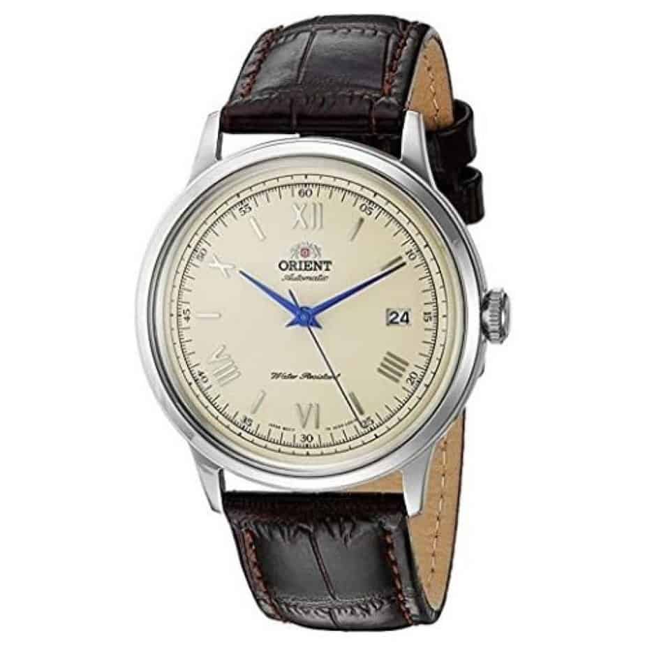 Orient Japanese Automatic Stainless Steel and Leather Dress Watch