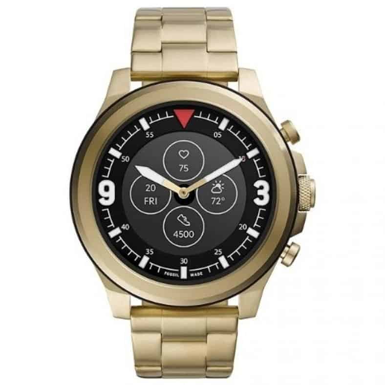 fossil men's hybrid smartwatch hr