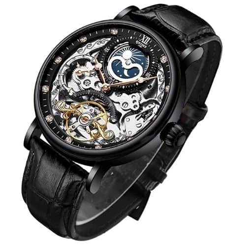 Skeleton Automatic Mechanical Wrist Watches