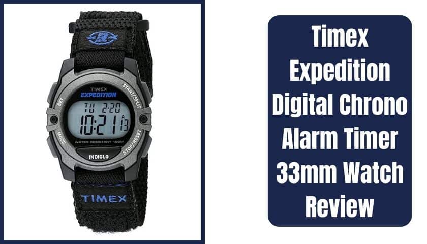 Timex Expedition Digital Chrono Alarm Timer 33mm Watch