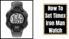 How To Set Timex Iron Man Watch | From Alarm Setting To Split