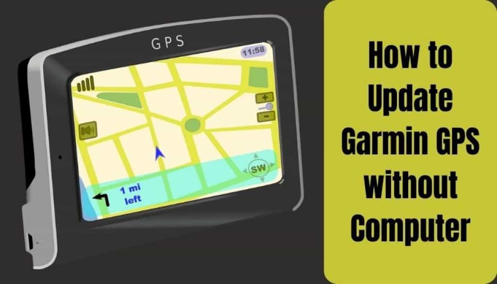 how to update garmin gps without computer for free