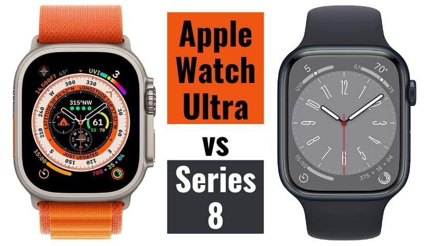 Apple Watch Ultra vs Series 8