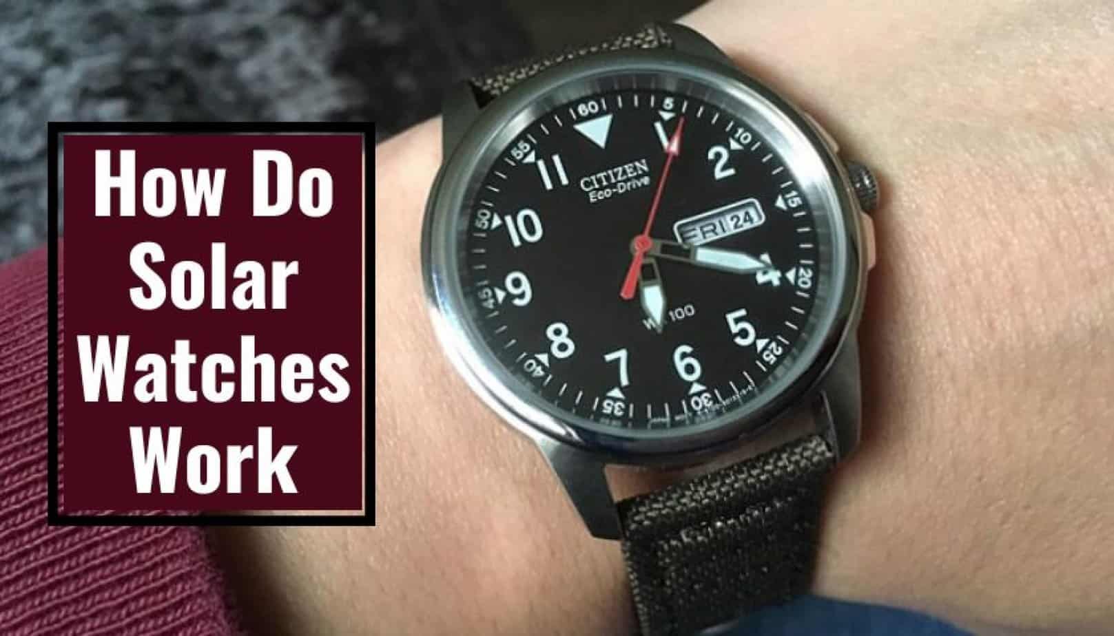 How Do Solar Watches Work - Picked Watch