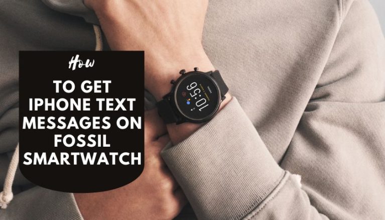 can you answer texts on fossil smartwatch